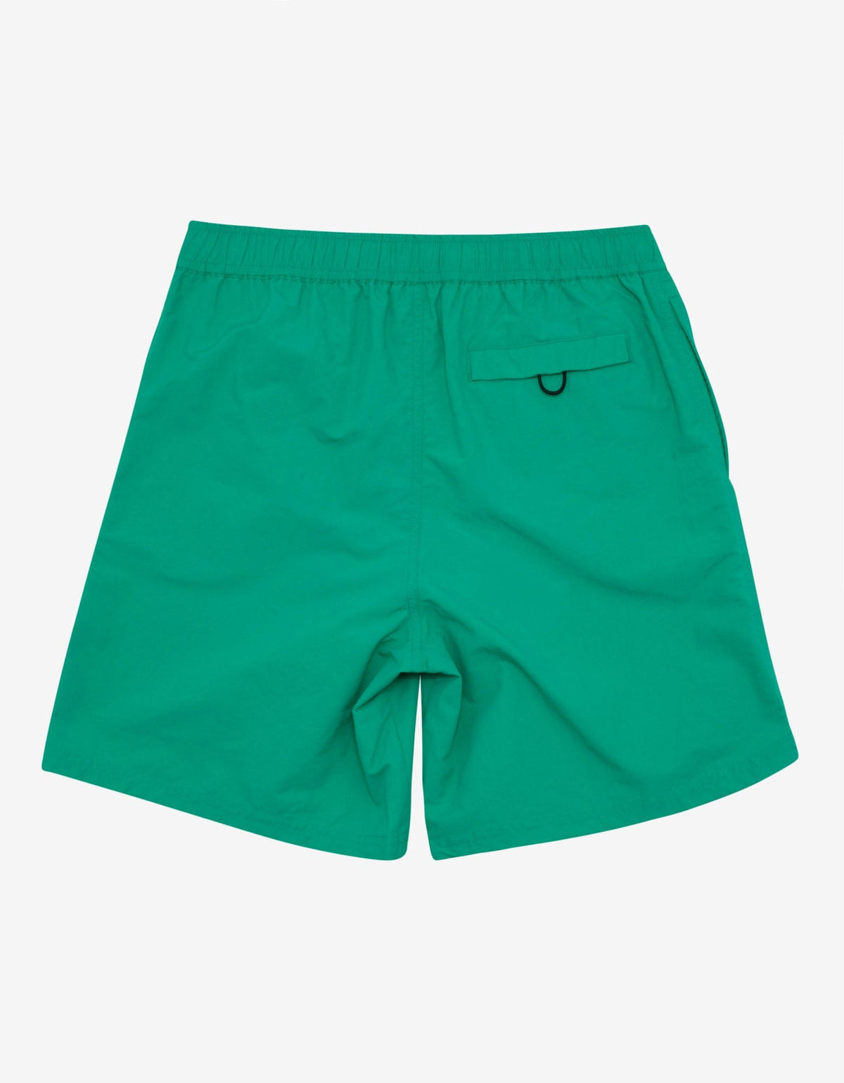 Kenzo Green Logo Print Long Swim Shorts