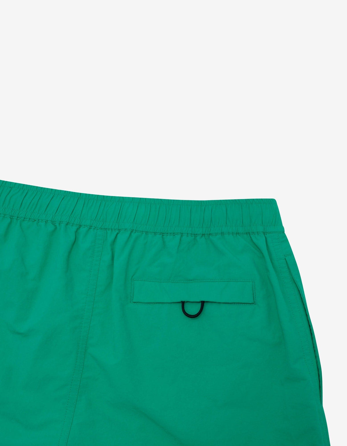 Kenzo Green Logo Print Long Swim Shorts