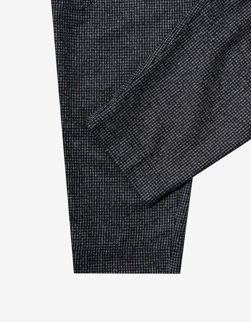 Kenzo Grey Checked Wool Cargo Trousers