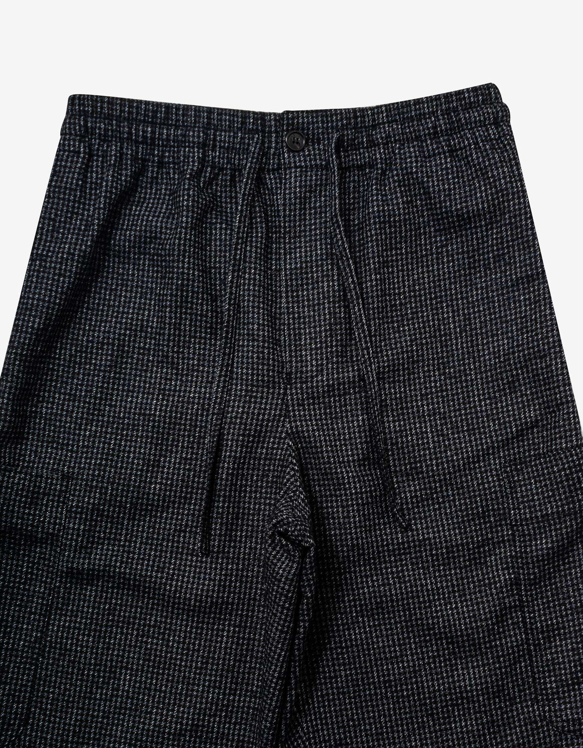 Kenzo Grey Checked Wool Cargo Trousers