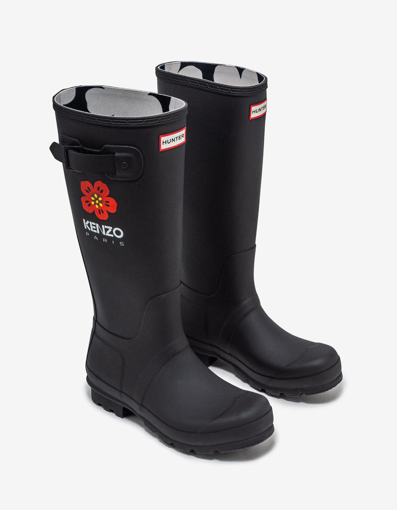 Kenzo Hunter Black Original Wellington Boots