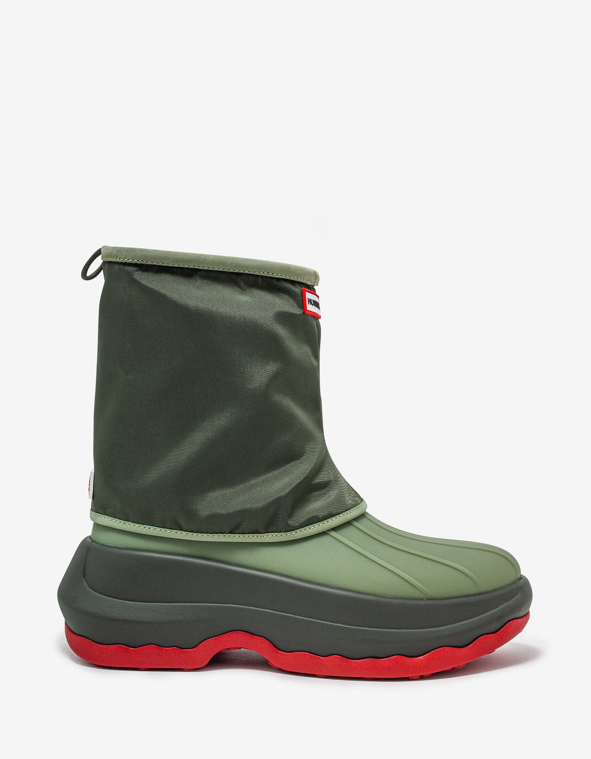 Kenzo Hunter Green Utilitarian Ankle Boots