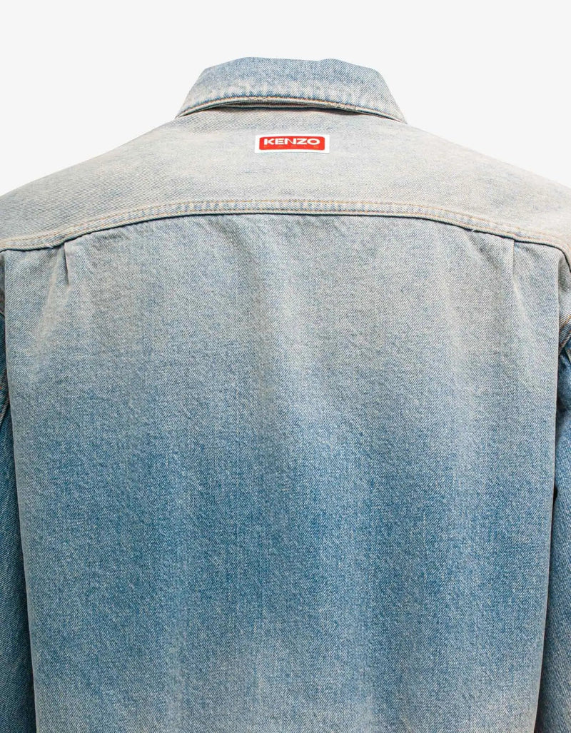 Kenzo Kenzo Blue Stonewash Denim Jacket