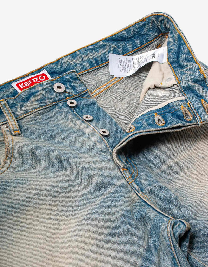 Kenzo Kenzo Blue Stonewash Jeans