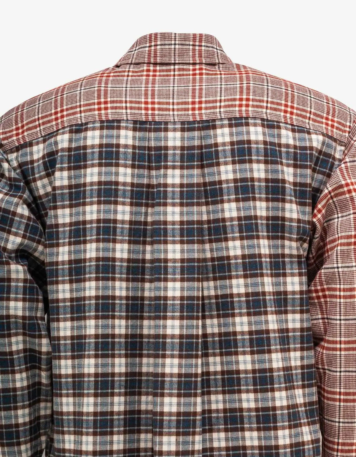 Kenzo Kenzo Bordeaux Checked Oversized Shirt