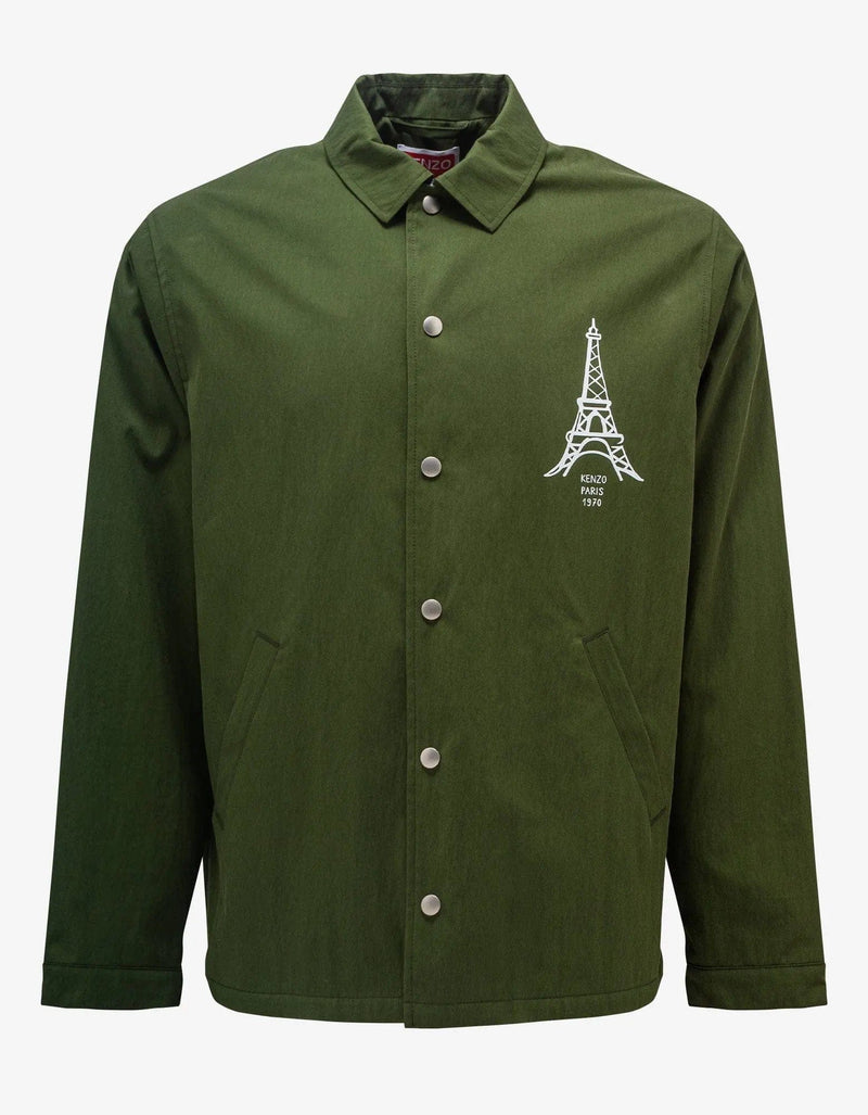 Kenzo Kenzo Dark Khaki Paris-Japan Coach Jacket