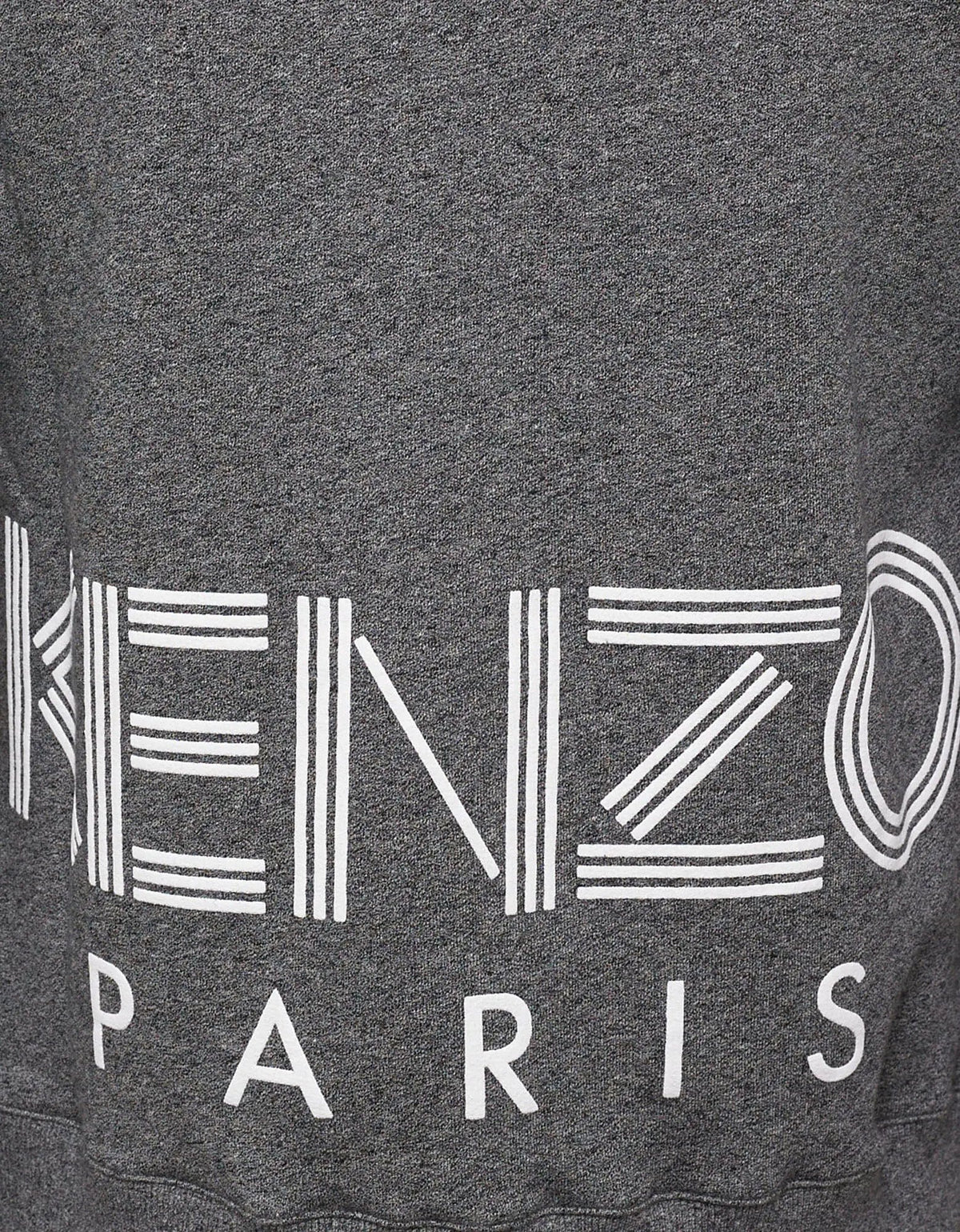 Kenzo Kenzo Grey Rear Logo Print Sweatshirt