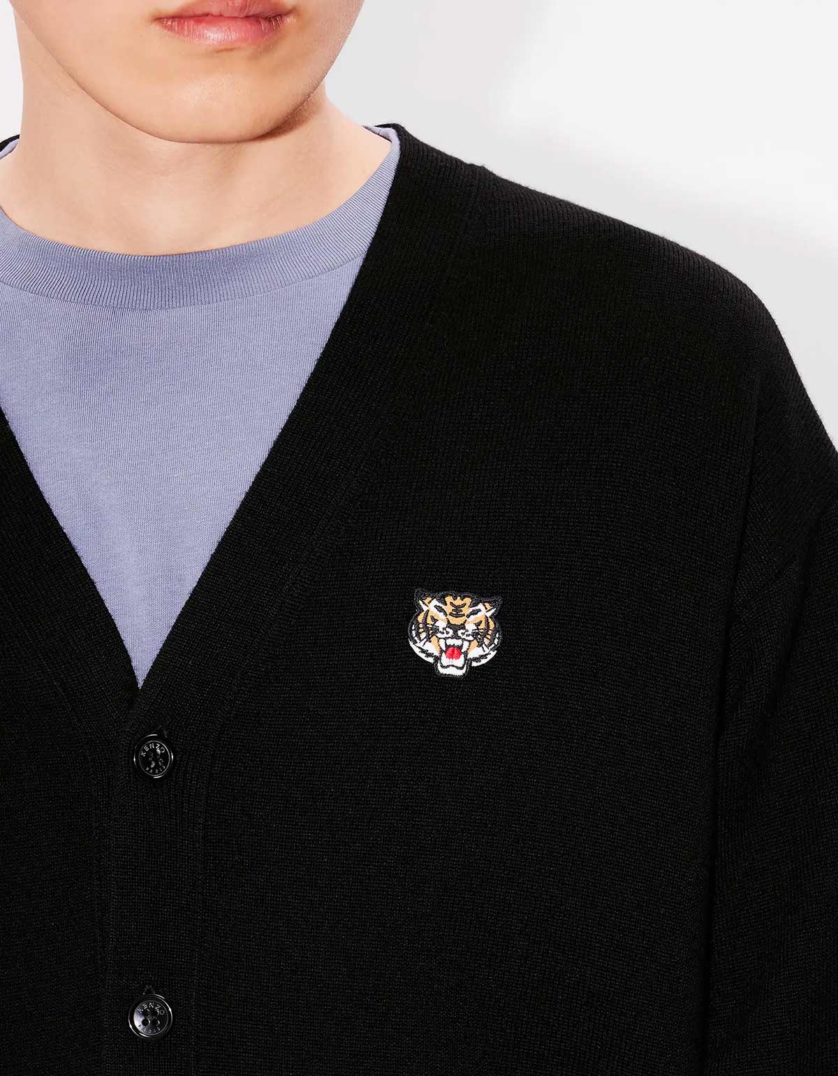 Kenzo Kenzo Lucky Tiger Black Cardigan