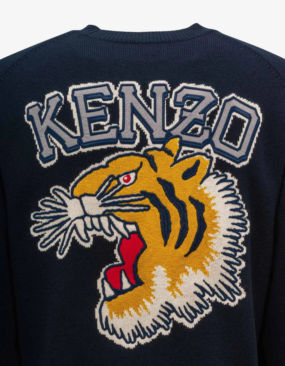 Kenzo Kenzo Midnight Blue Varsity Sweater