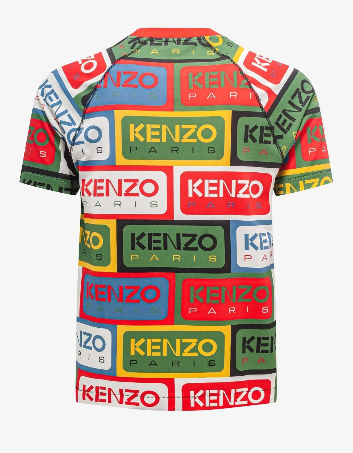 Kenzo Kenzo Multicolour 'Kenzo Labels' Fitted T-Shirt