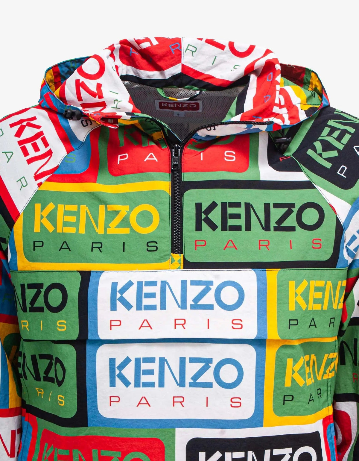Kenzo Kenzo Multicolour 'Kenzo Labels' Windbreaker