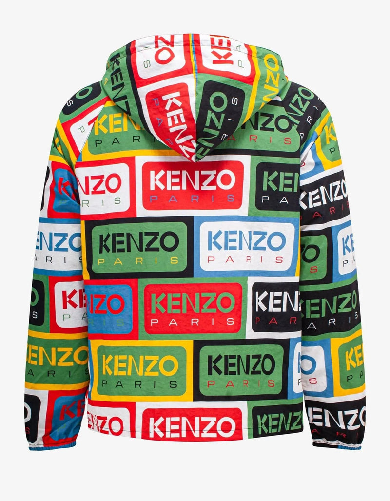 Kenzo Kenzo Multicolour 'Kenzo Labels' Windbreaker