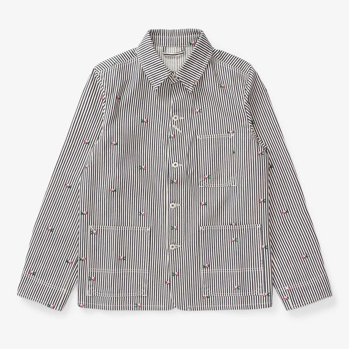 Kenzo 'Kenzo Pixel' Striped Denim Jacket