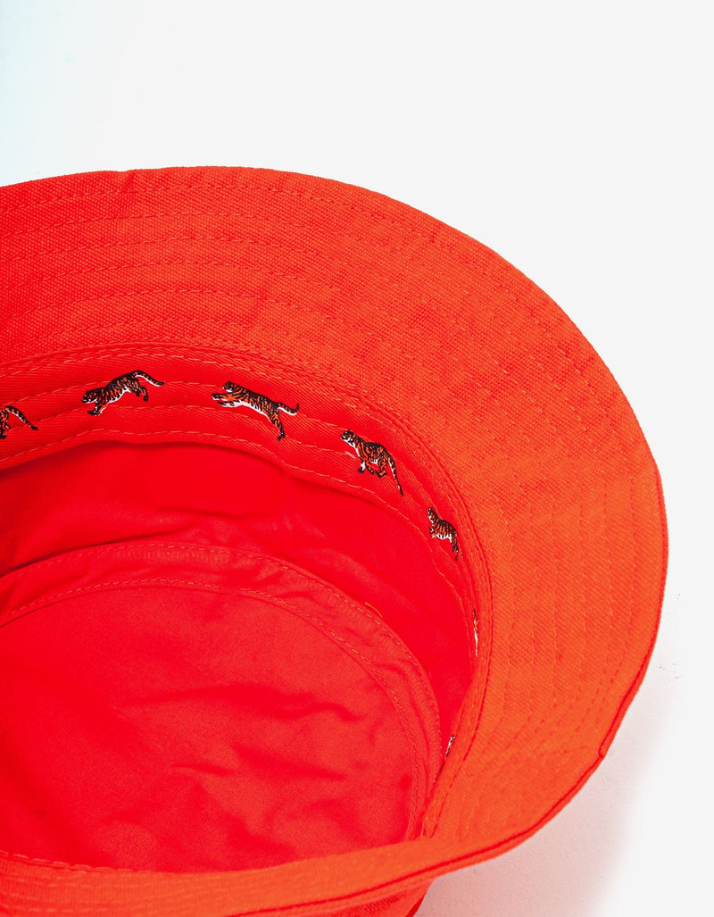 Kenzo Kenzo Red 'Boke Flower' Crest Bucket Hat