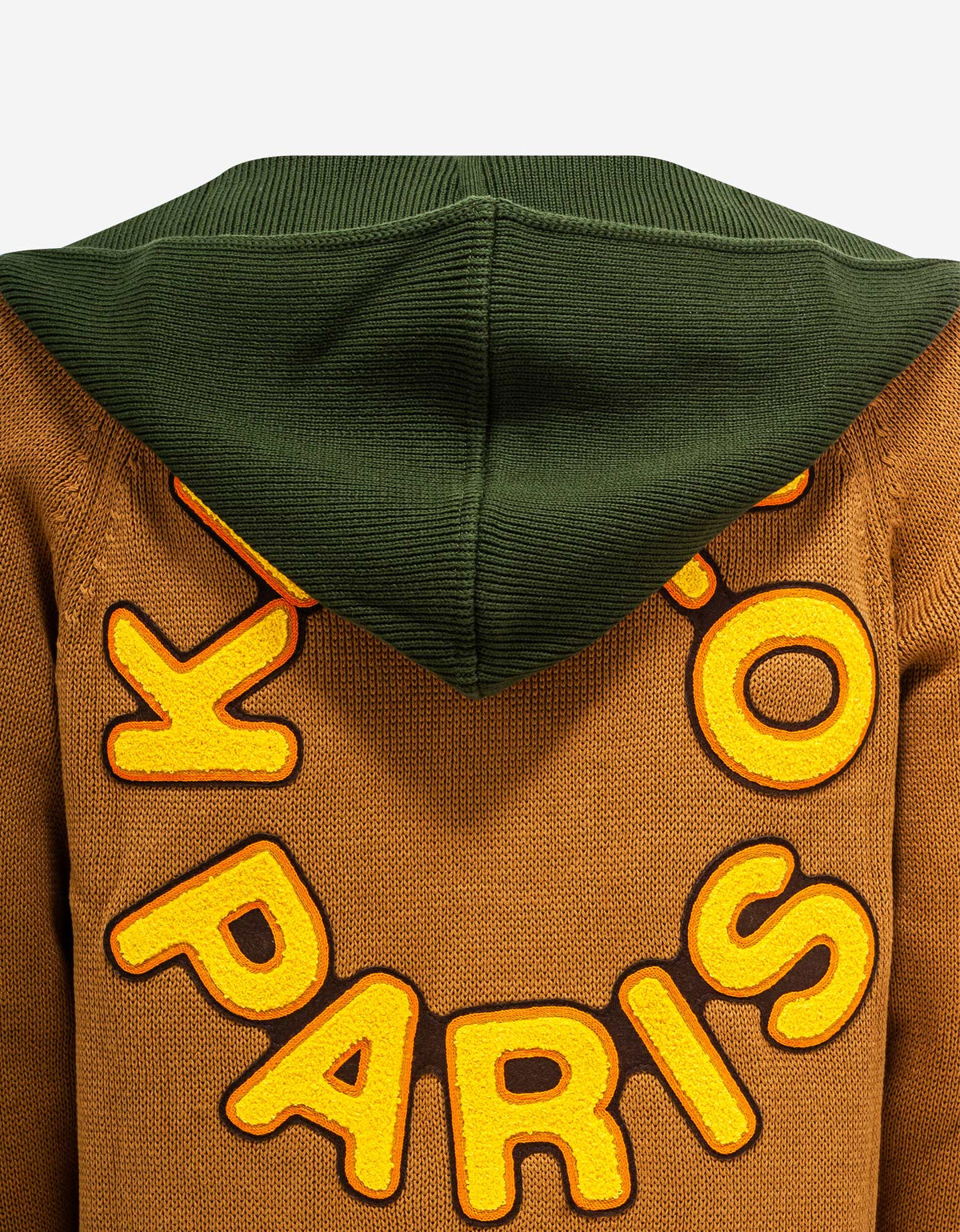 Kenzo Kenzo Yellow Hooded Cardigan