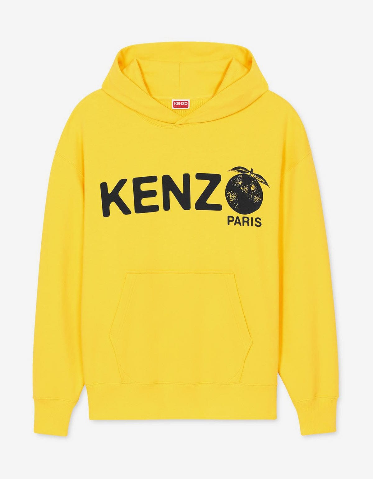 Kenzo Yellow Kenzo Orange Oversized Hoodie Zoo Fashions