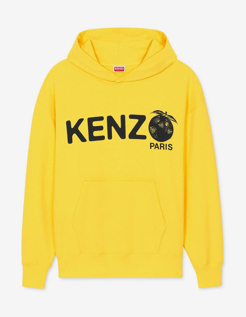 Kenzo Kenzo Yellow 'Kenzo Orange' Oversized Hoodie