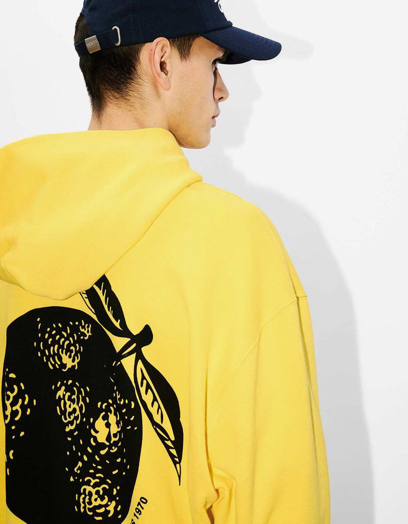 Kenzo Kenzo Yellow 'Kenzo Orange' Oversized Hoodie