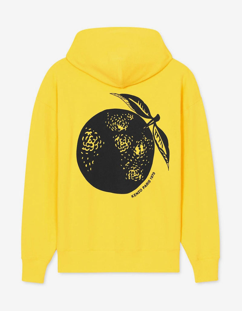 Kenzo Kenzo Yellow 'Kenzo Orange' Oversized Hoodie