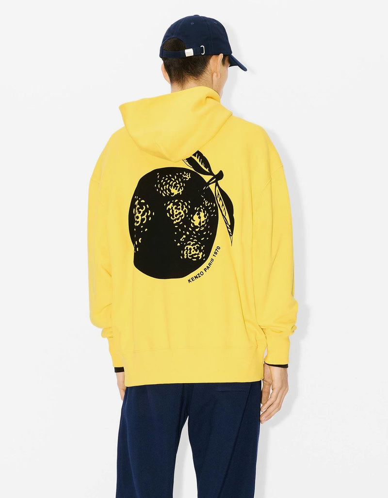 Kenzo Kenzo Yellow 'Kenzo Orange' Oversized Hoodie