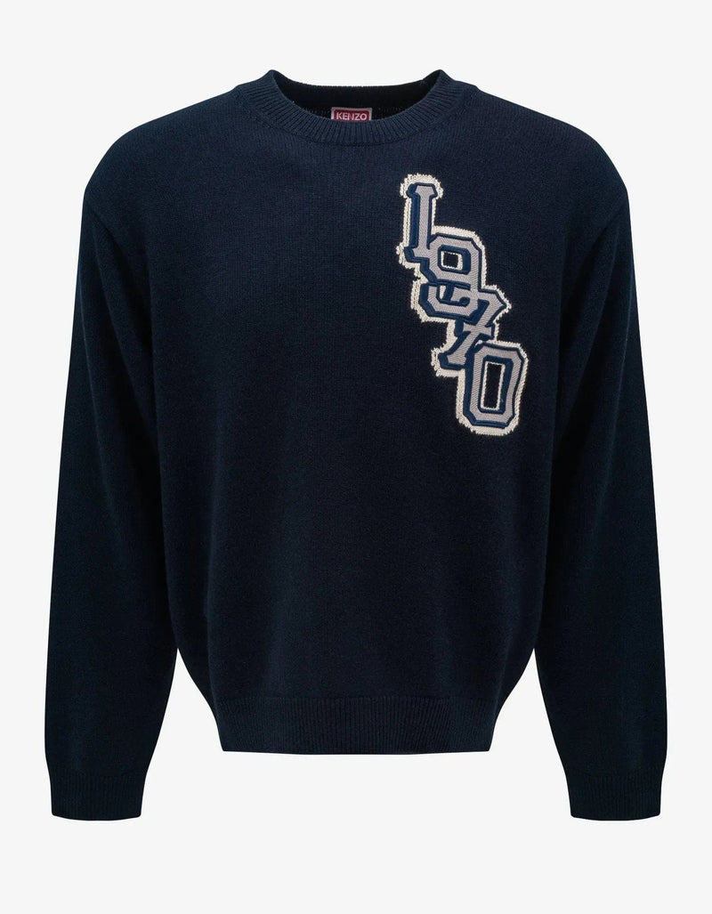 Kenzo Midnight Blue Varsity Sweater