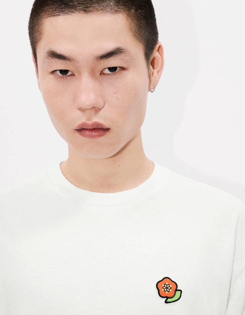 Kenzo Pop Embroidered Off-White T-Shirt