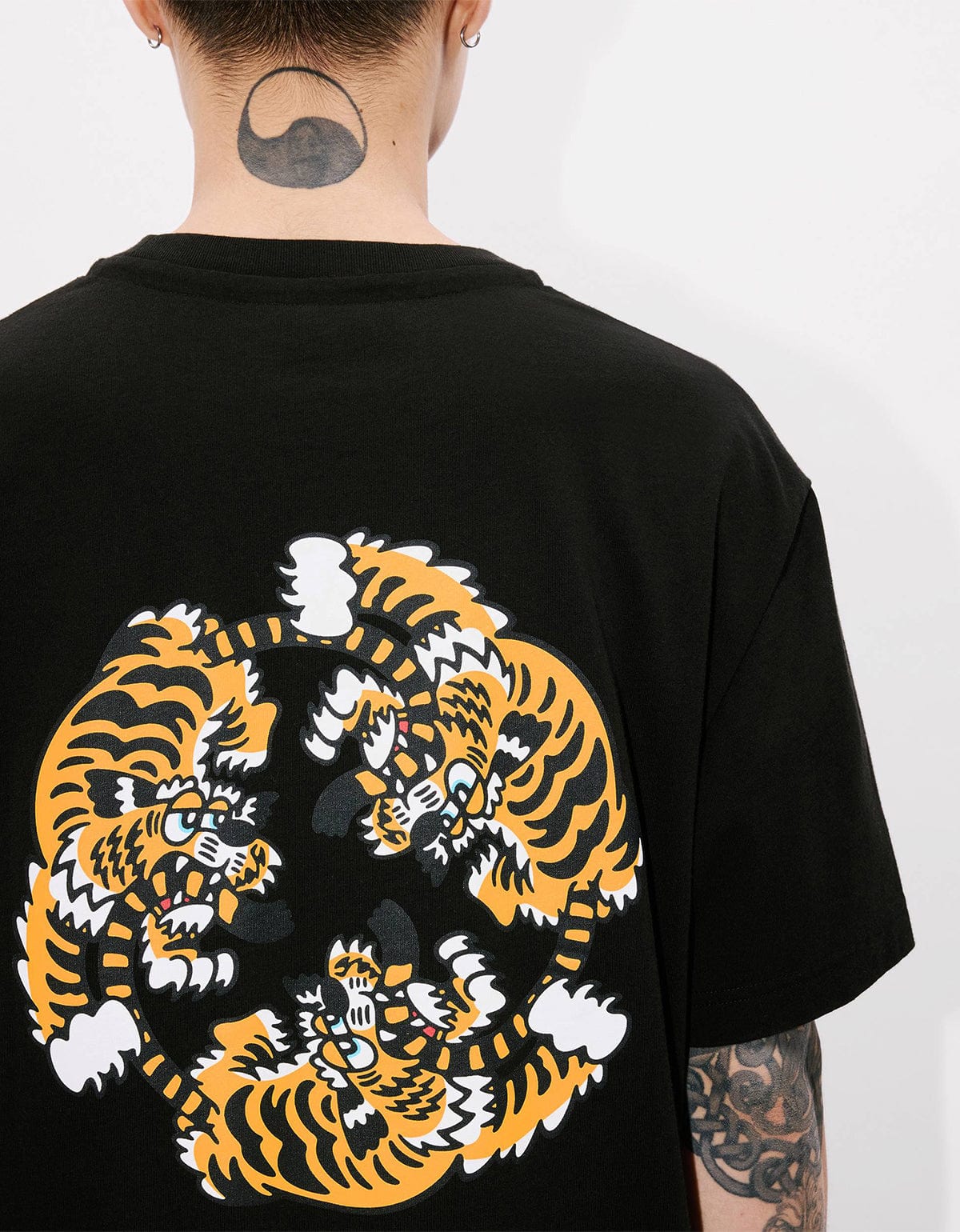 Kenzo Verdy Market Genderless Oversized Black T-Shirt