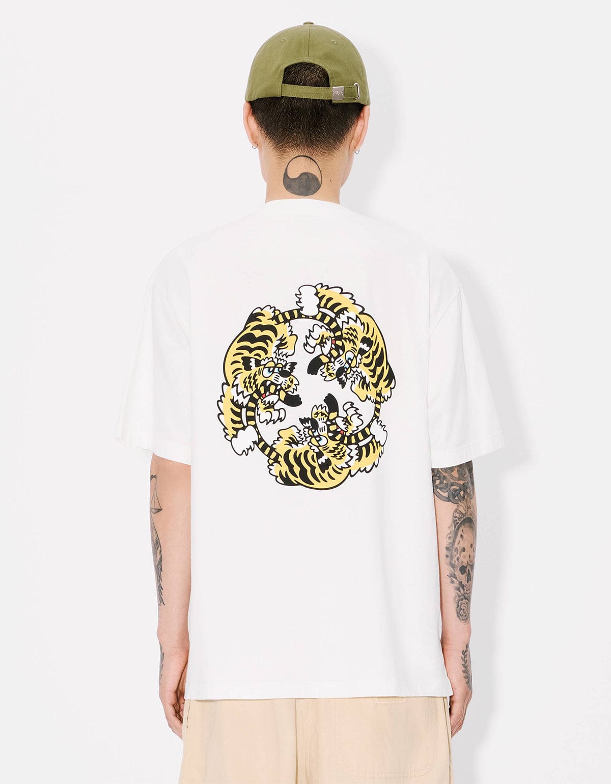 Kenzo Verdy Market Genderless Oversized Off-White T-Shirt