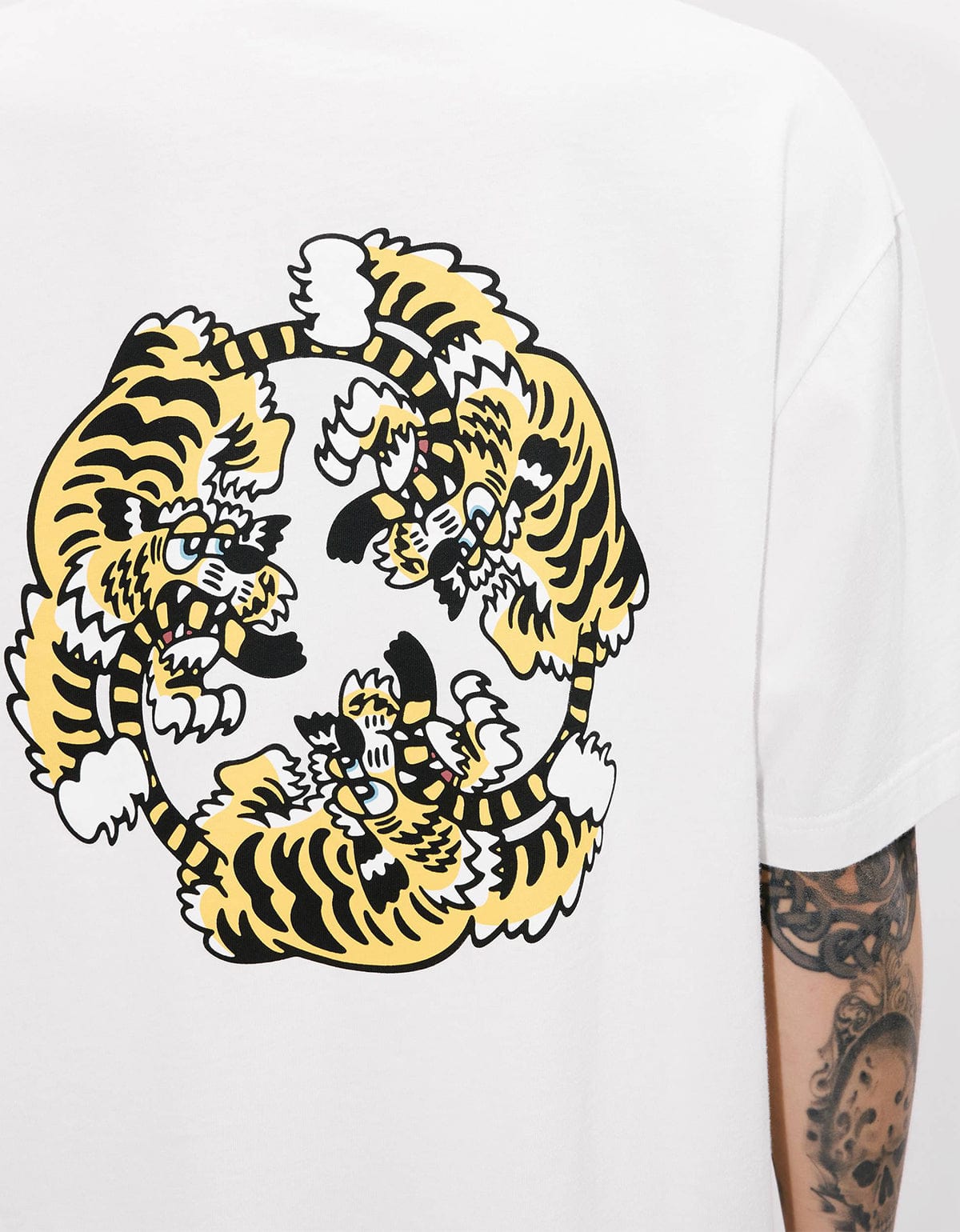 Kenzo Verdy Market Genderless Oversized Off-White T-Shirt