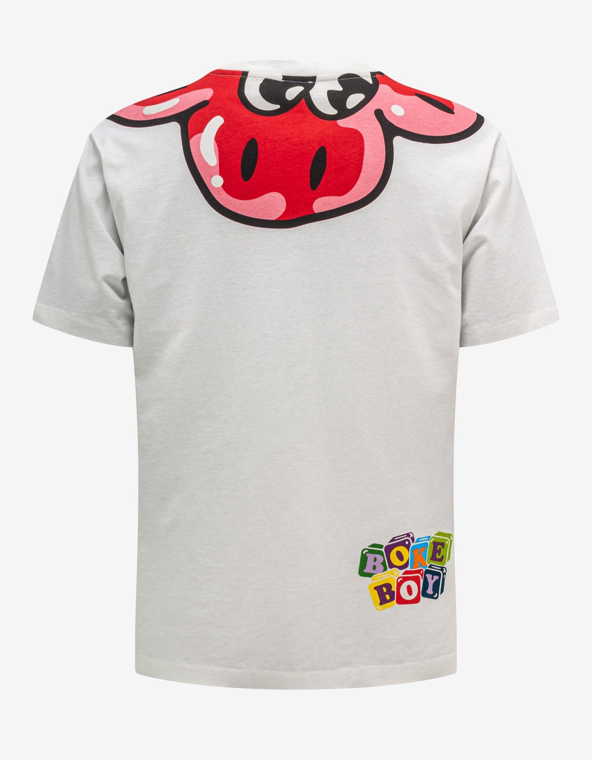 Kenzo White Boke Boy Print T-Shirt