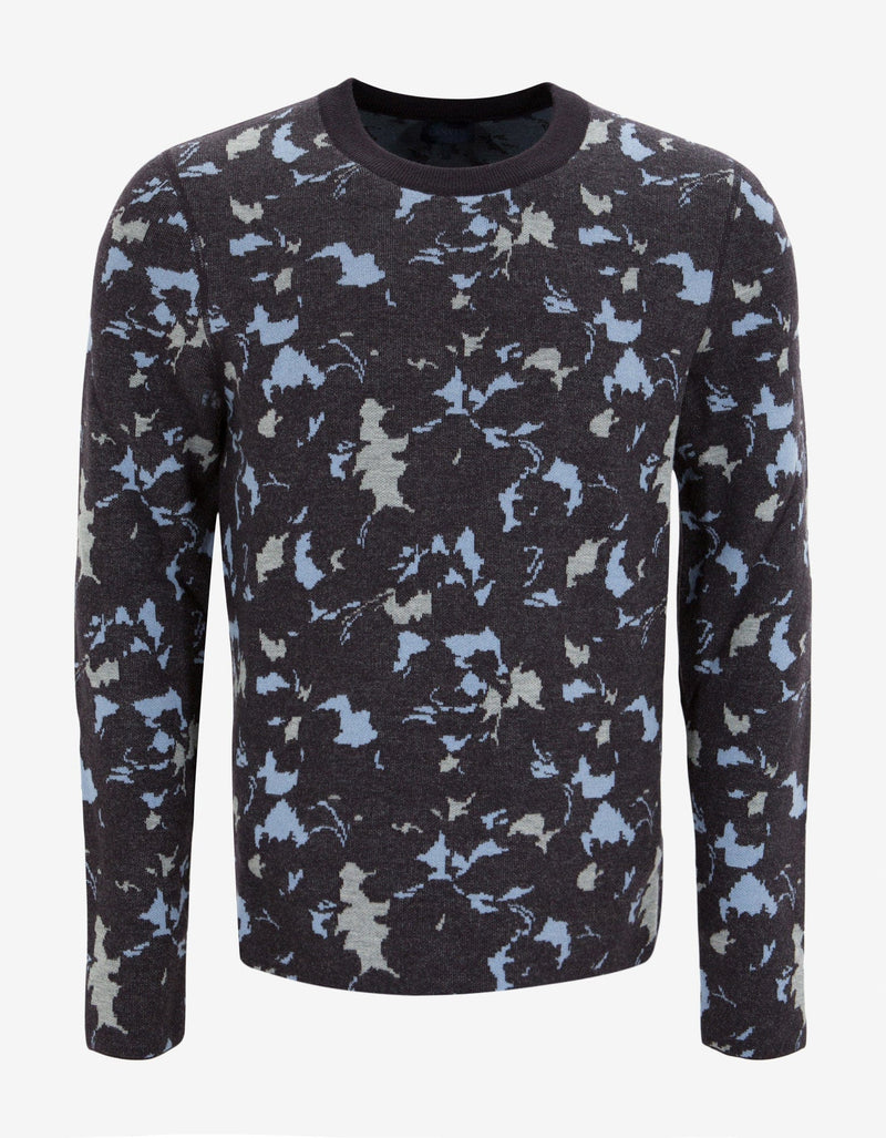 Lanvin Abstract Floral Wool Sweater