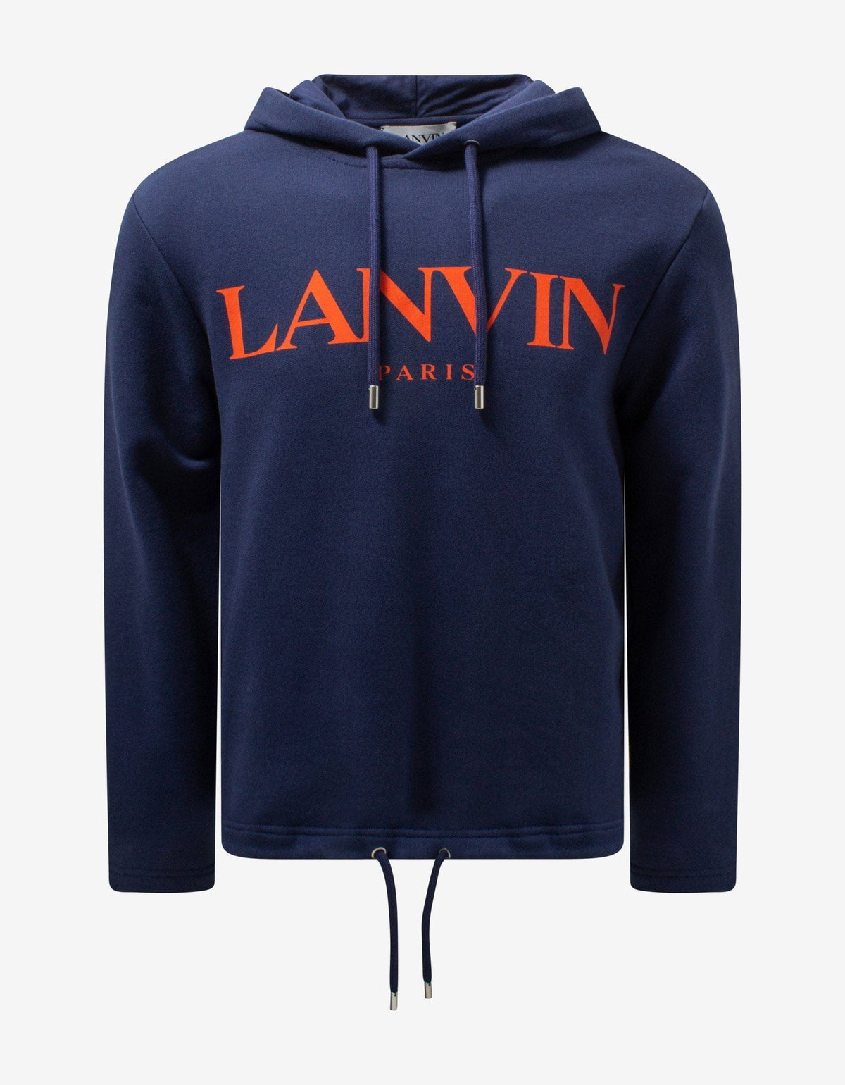 Lanvin Blue Lanvin Logo Print Hoodie