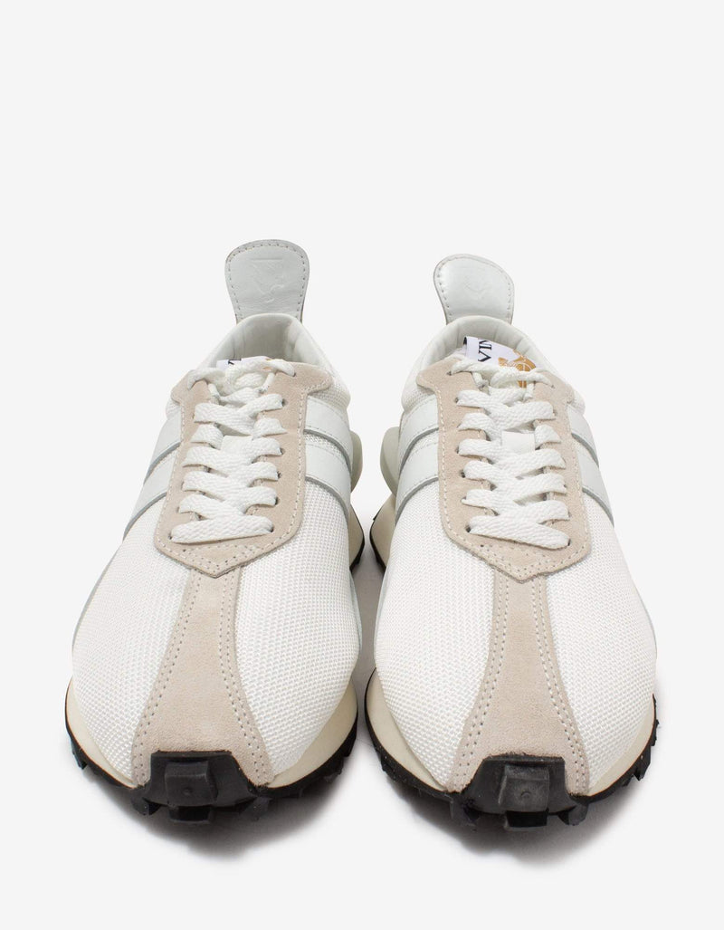 Lanvin Bumper White Mesh Trainers