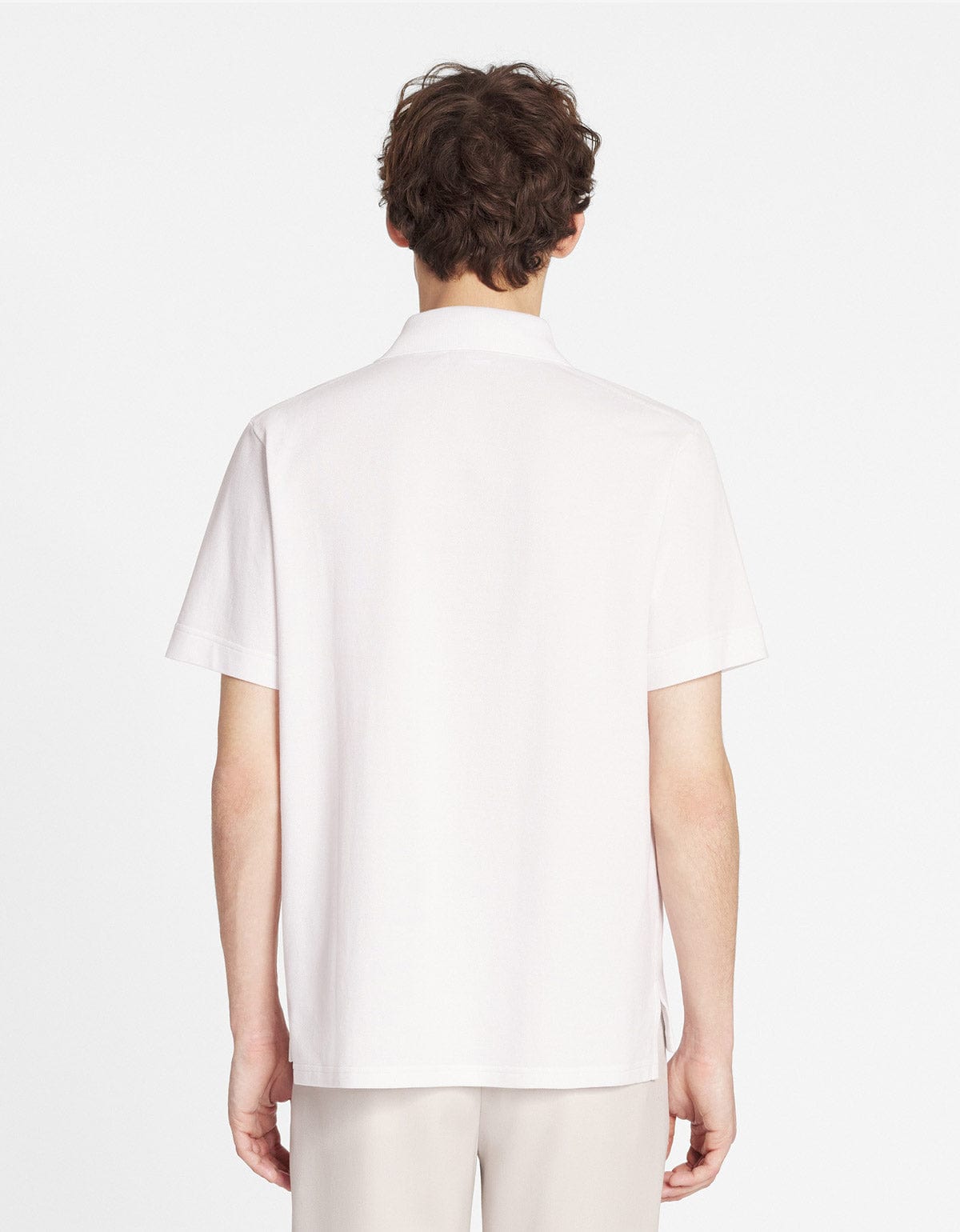 Lanvin White Classic Polo T-Shirt