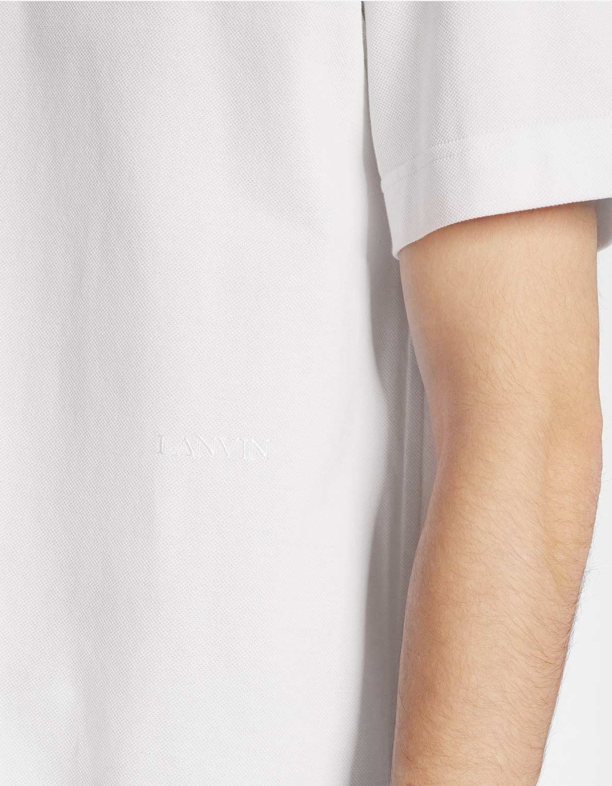 Lanvin White Classic Polo T-Shirt