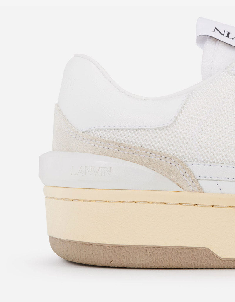 Lanvin White Clay Trainers