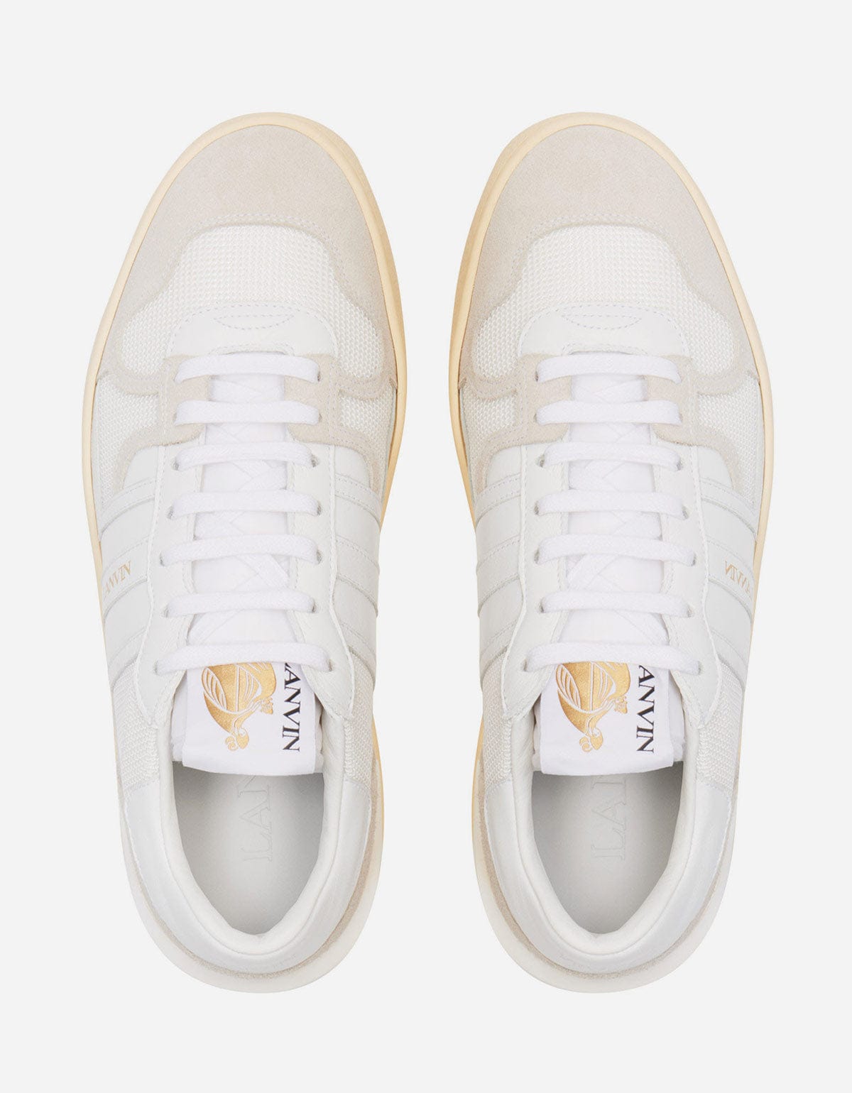 Lanvin White Clay Trainers