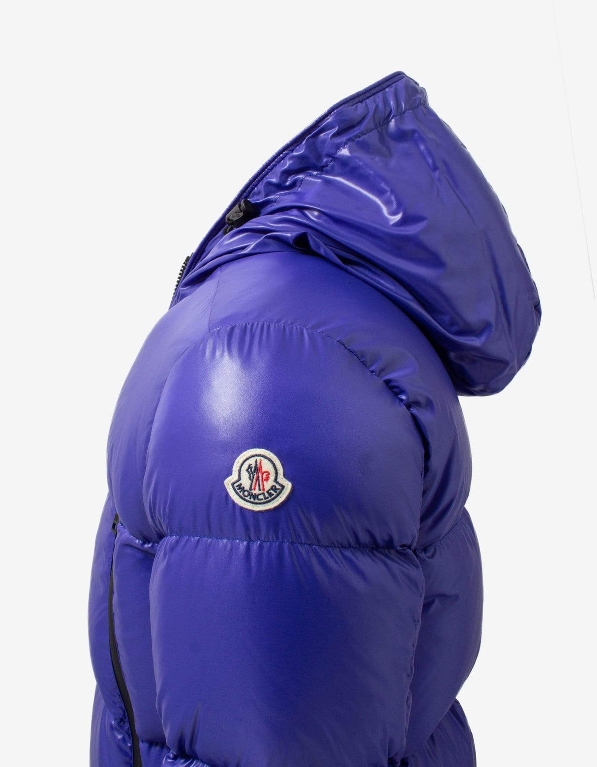 Moncler Baronnies Blue Nylon Down Jacket