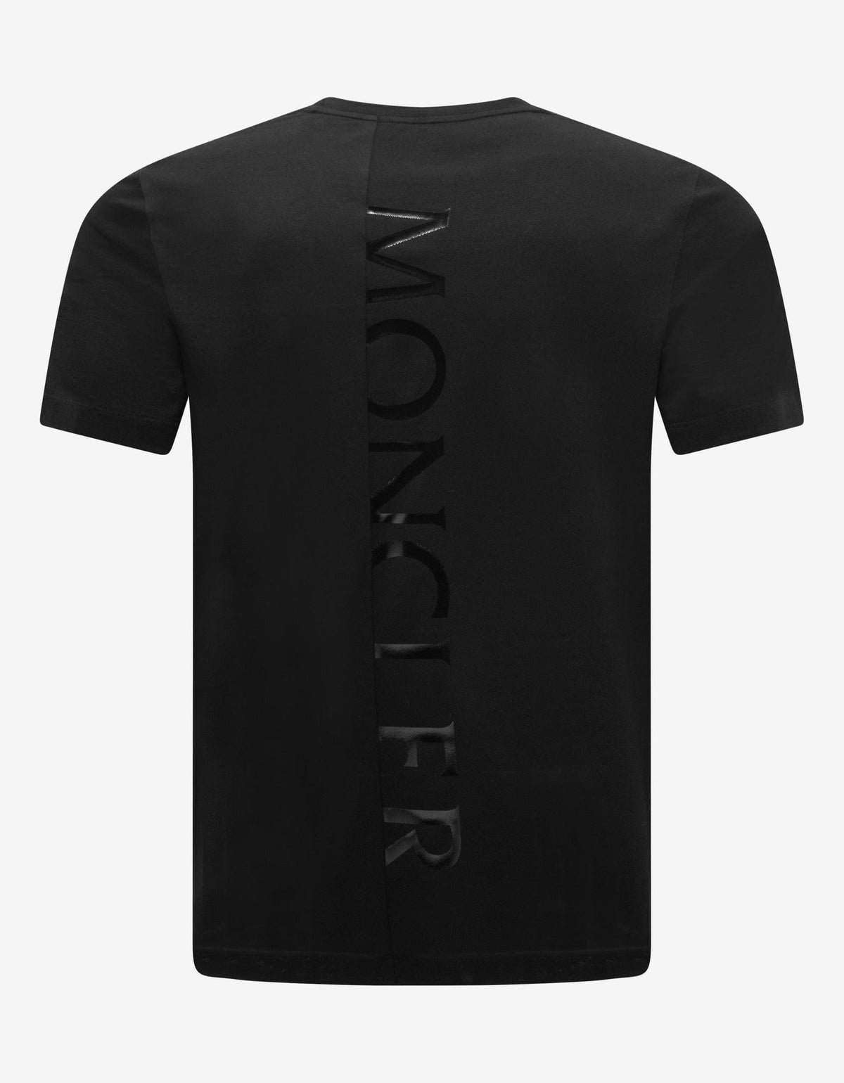 Moncler Black Back Logo Print T-Shirt