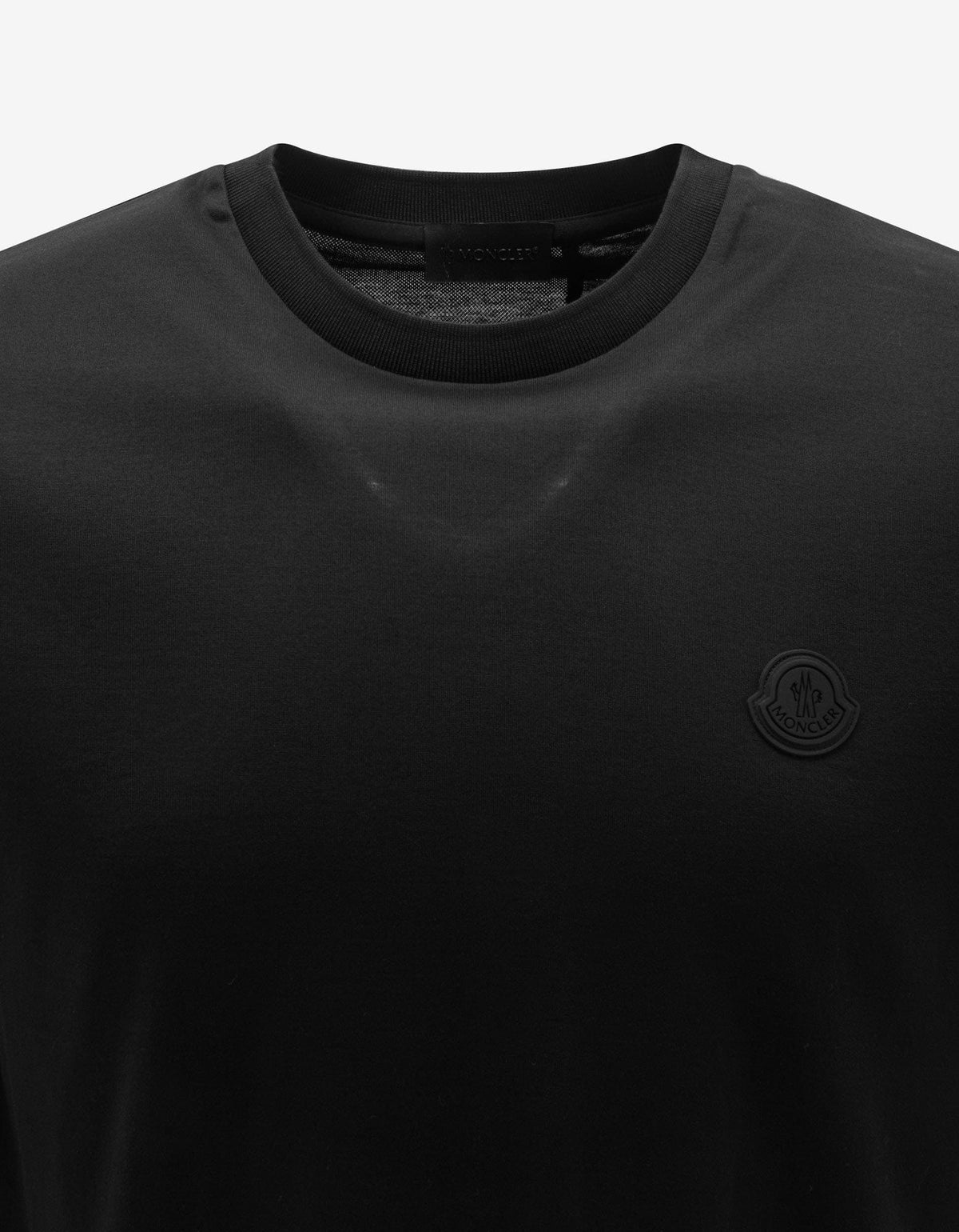 Moncler Black Back Logo Print T-Shirt