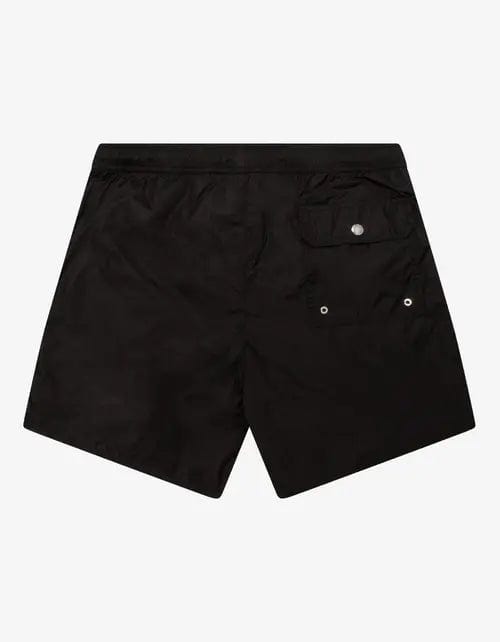 Moncler Black Logo Band Swim Shorts