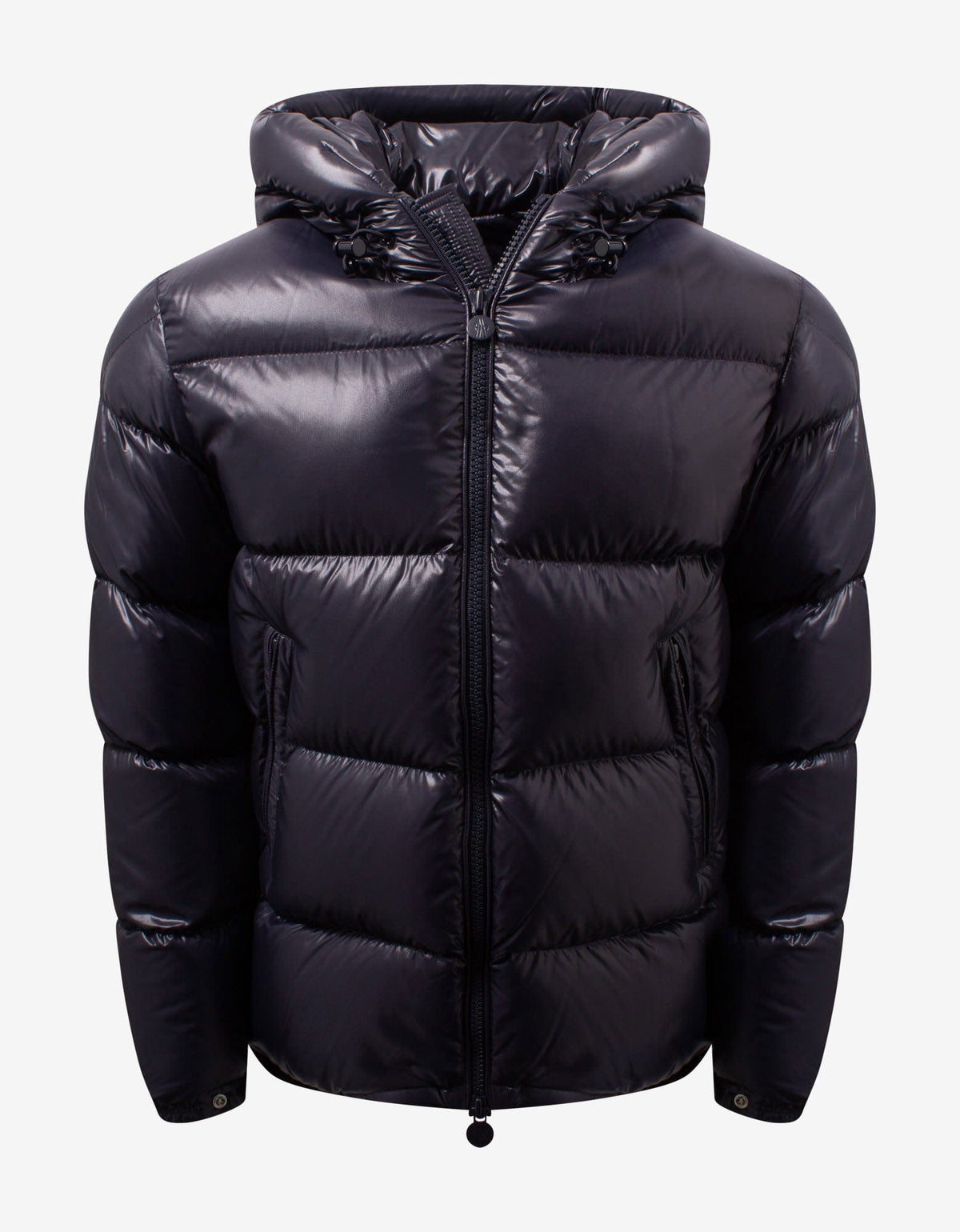 Moncler Ecrins Navy Blue Nylon Down Jacket