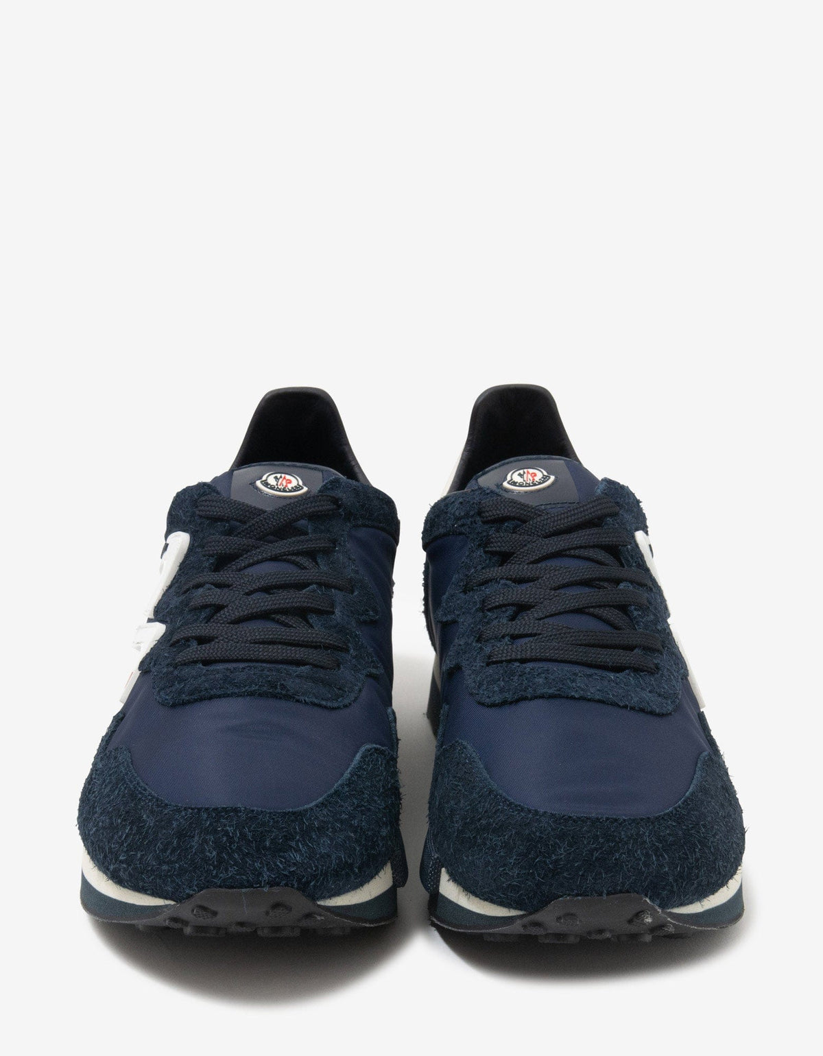 Moncler Herald Navy Blue Suede & Nylon Trainers