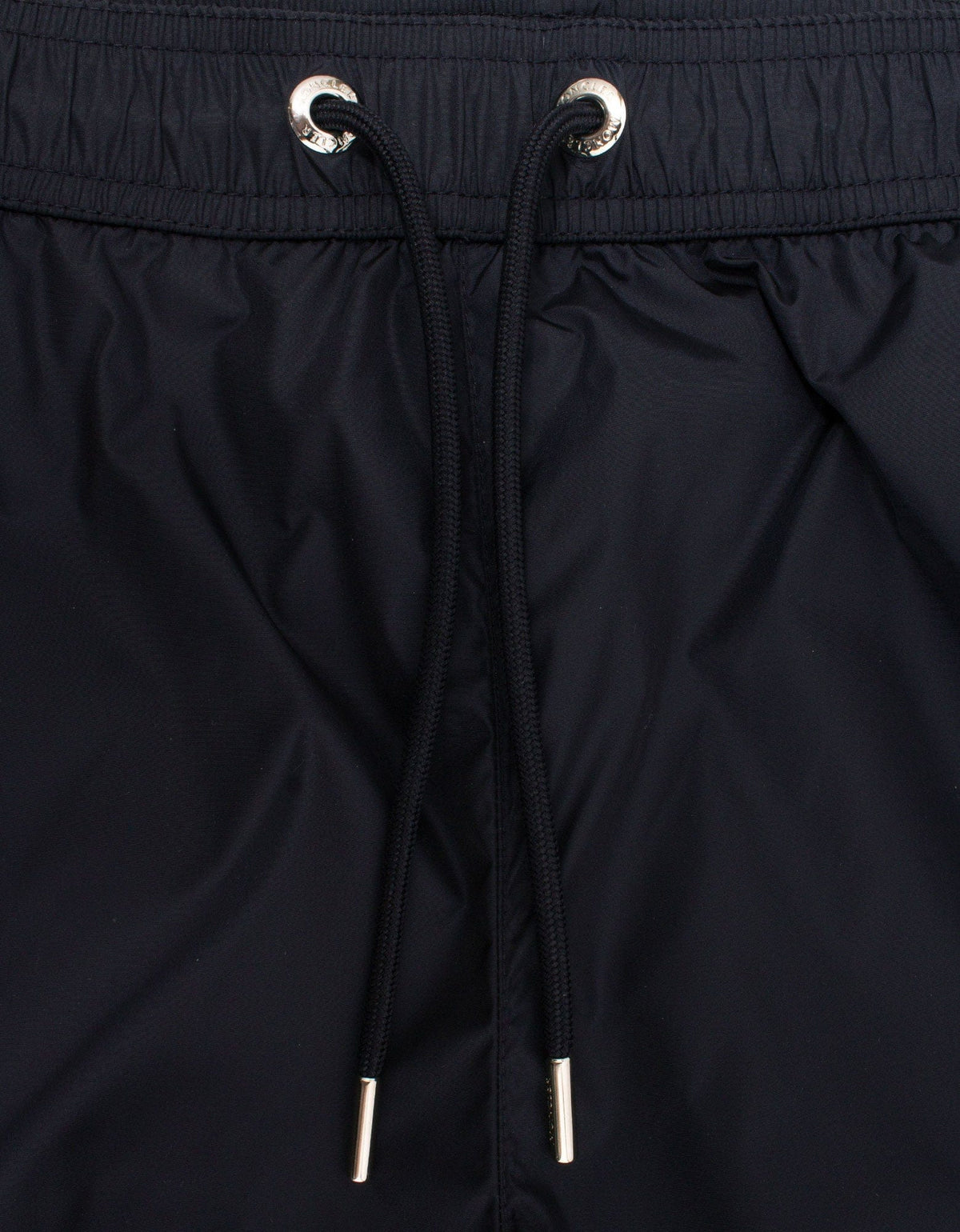 Moncler Navy Blue Logo Band Swim Shorts