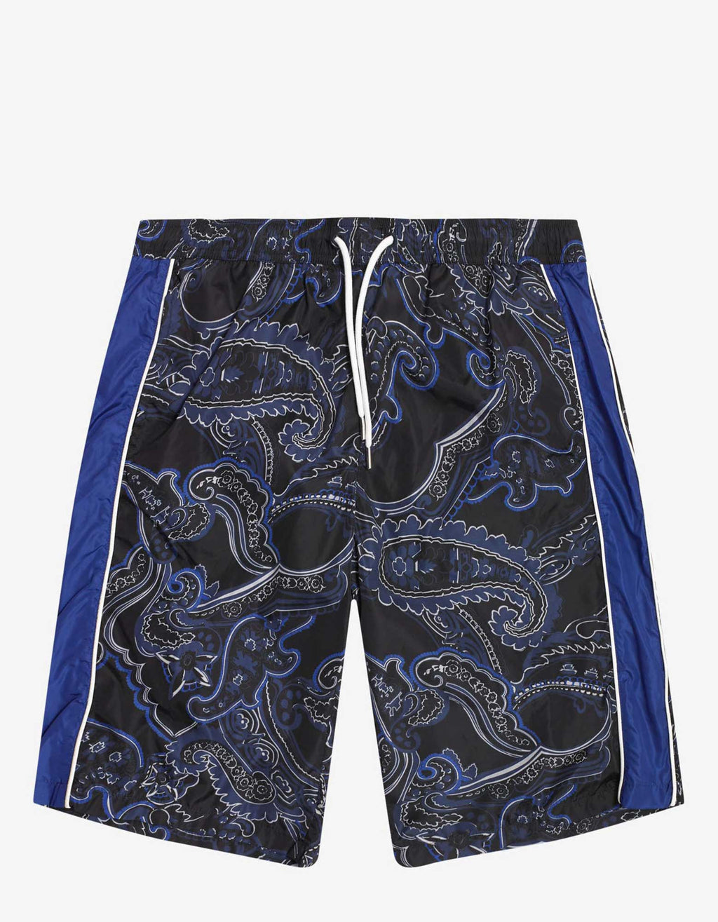Navy Blue Paisley Print Swim Shorts – Zoo Fashions