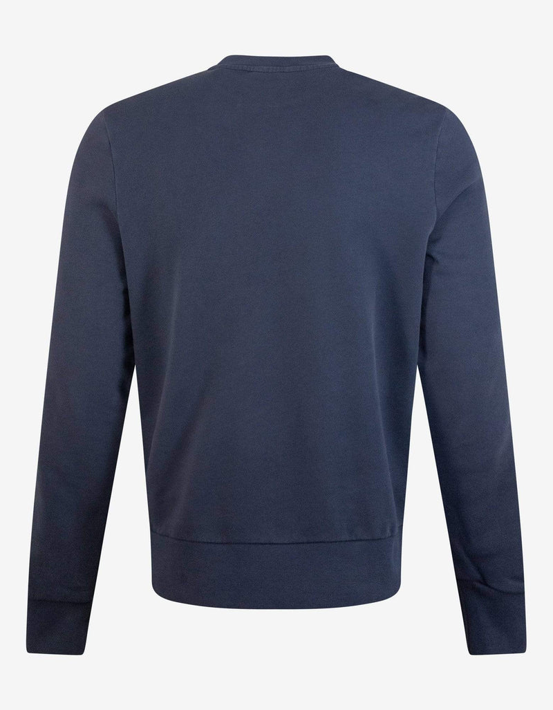 Moncler Navy Blue Sleeve Logo Sweatshirt