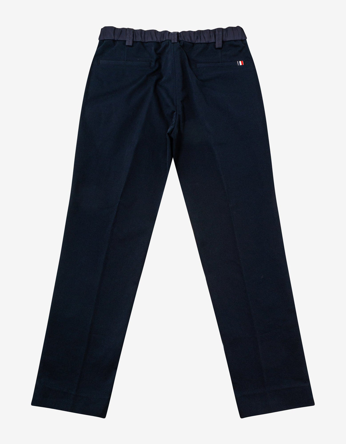 Moncler Navy Blue Tricolour Chino Trousers