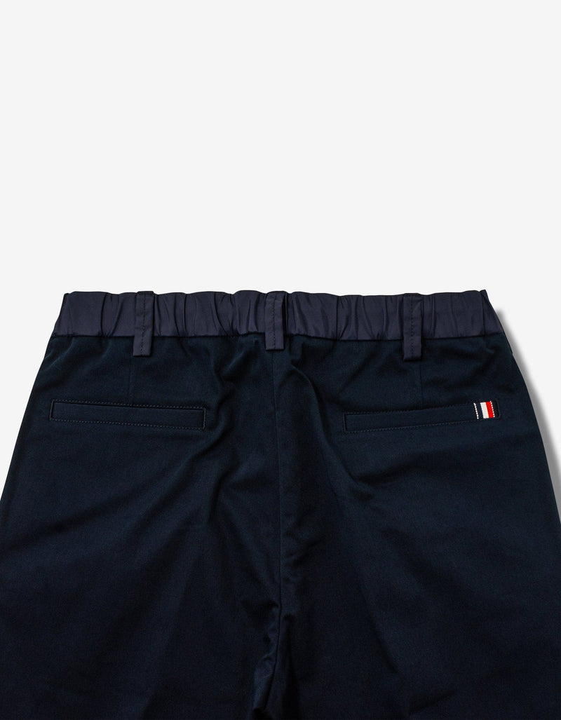 Moncler Navy Blue Tricolour Chino Trousers