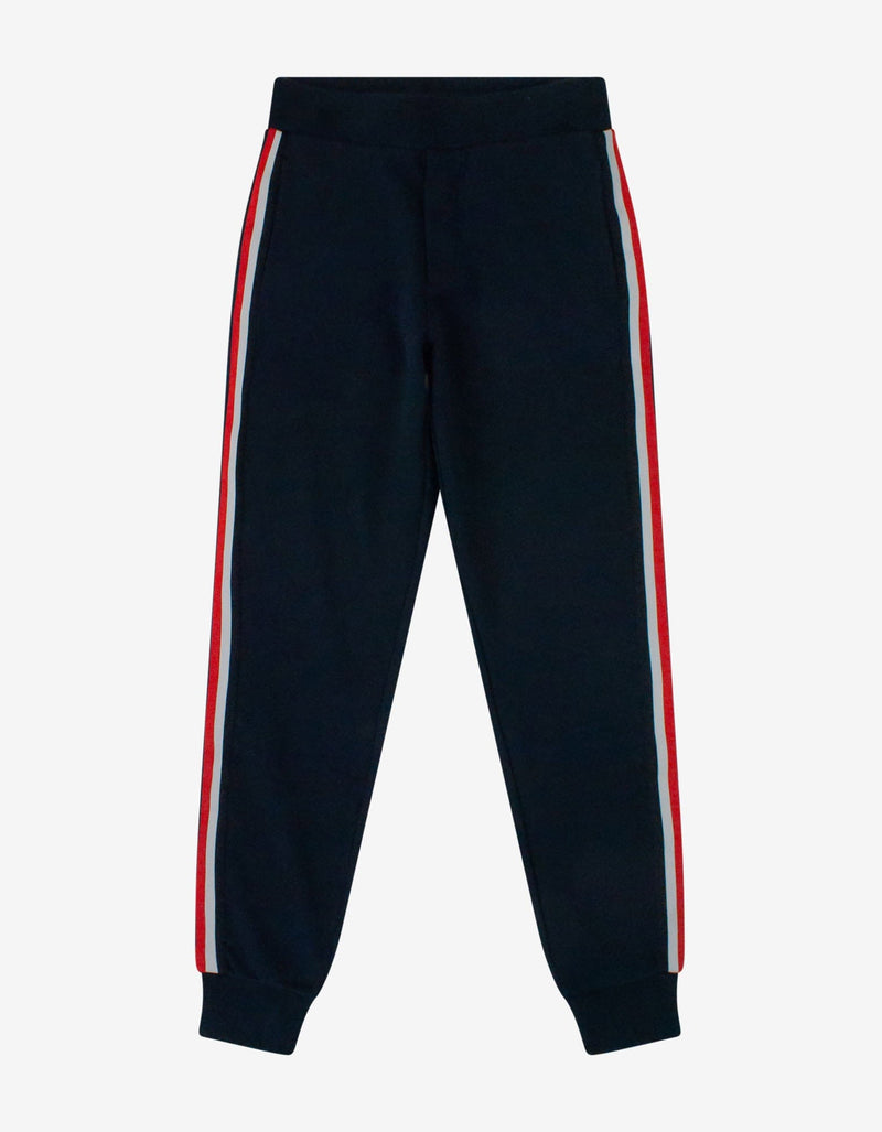 Moncler Navy Blue Tricolour Tracksuit