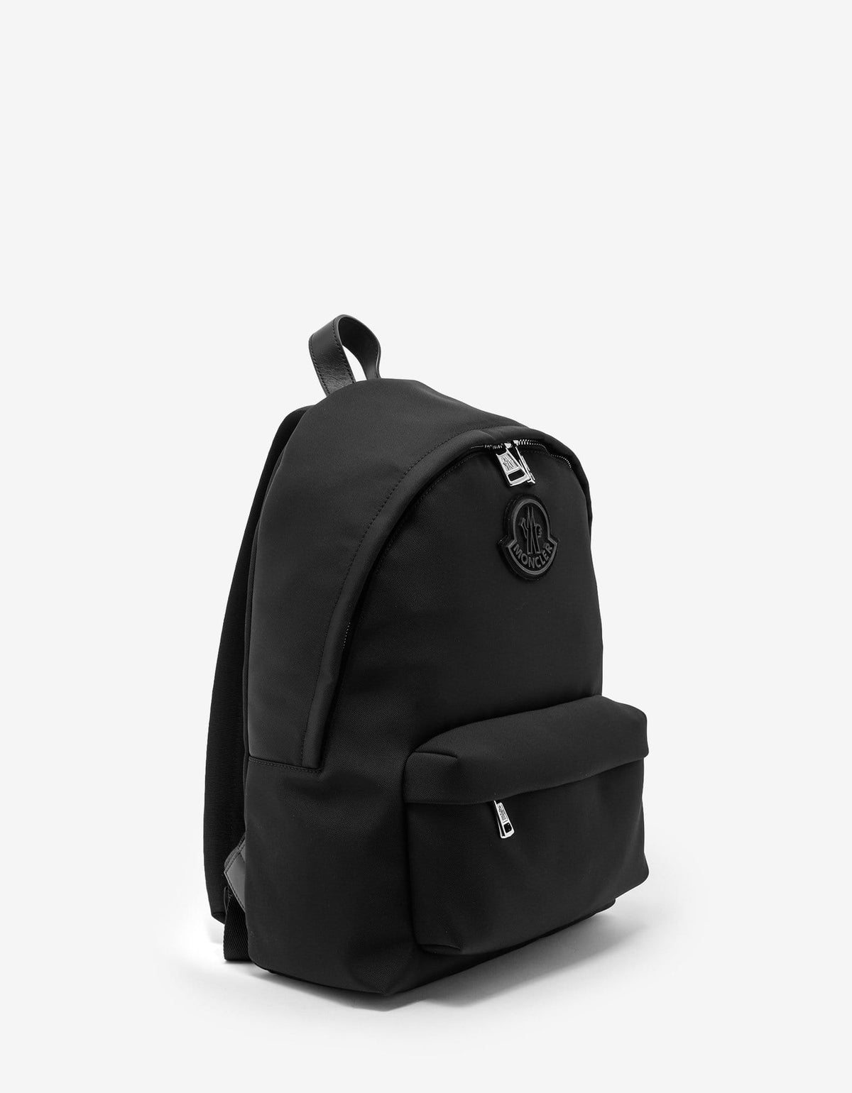 Moncler Pierrick Black Logo Backpack